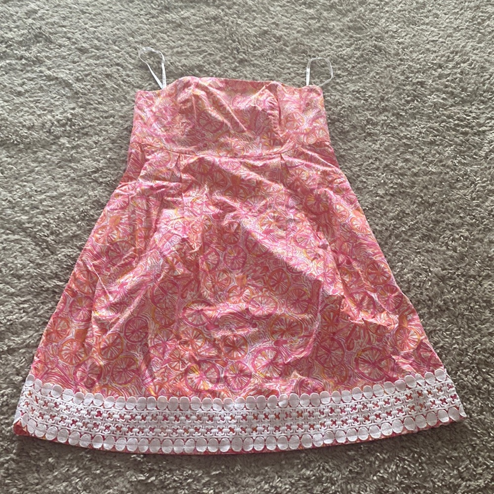 Lilly Pulitzer strapless dress